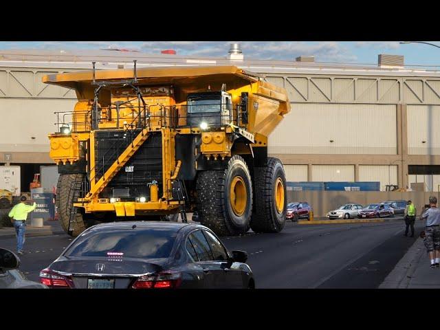 Massive Mining Machines on a Public highway