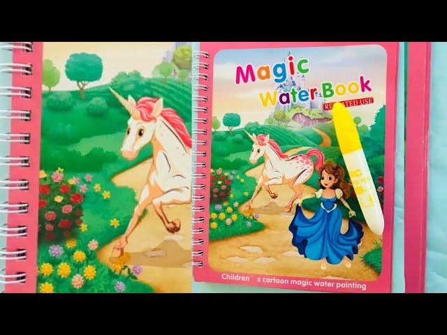 Magic water colouring book/ Reusable book / only Rs 145