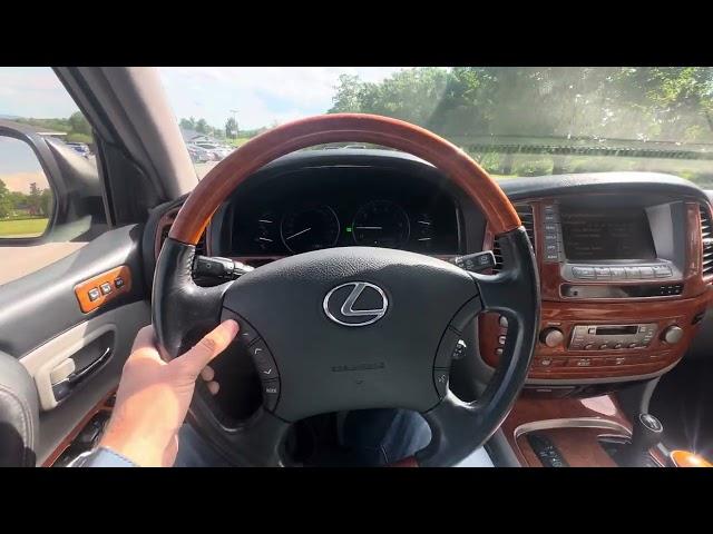 2003 Black Lexus LX470 walk around and test drive for sale!