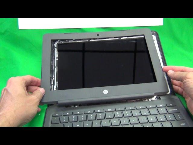 HP Chromebook 11 G6 EE Touch and Non-touch Screen Replacement Procedure