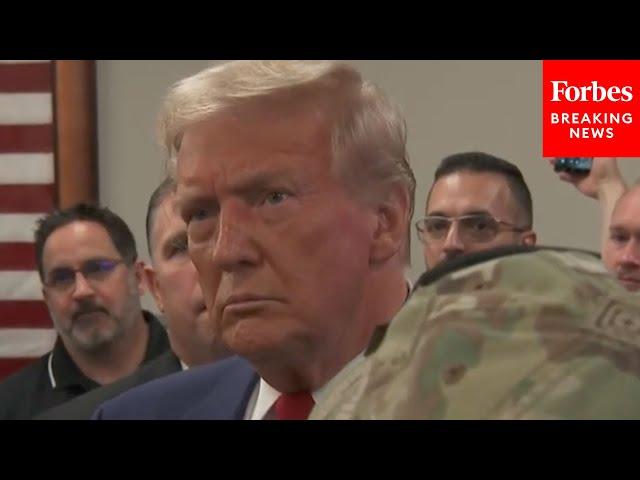 WATCH: Trump Responds To Reporter Asking If He'll Denounce The Bomb Threats In Springfield, Ohio