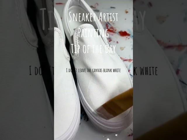 #customartist #sneakerartist #artisttips #arttipsandtricks #painter #artist #customvans #paintedshoe