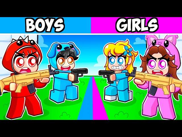 Boys vs Girls Roblox Rivals!