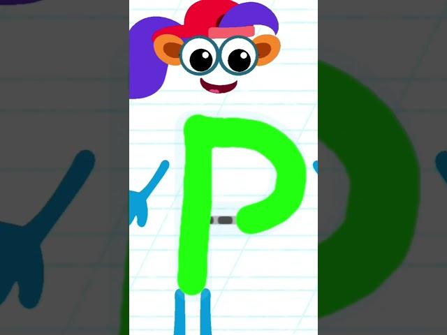 Alphabet P Tracing for Kids | Fun and Educational #Shorts