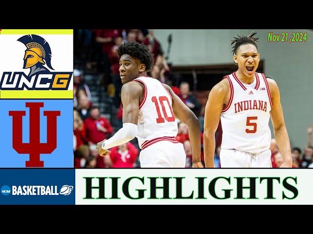 Indiana Vs UNC Greensboro Full Game Highlights Nov 21, 2024 | College  basketball 2024  | Ncaa 2024