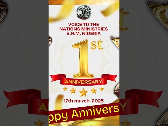 V.N.M Nigeria is officially ONE!     #VNMAt1 #Church #Grace #Jesus #anniversary #churchanniversary