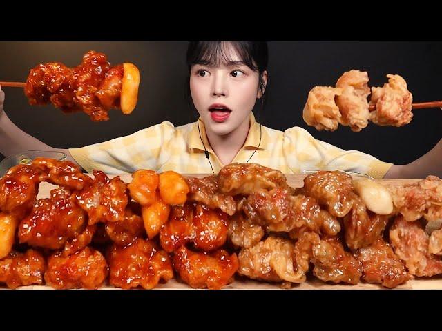 SUB)Crispy Fried Chicken Seasoned Spicy Chicken Beer Mukbang ASMR