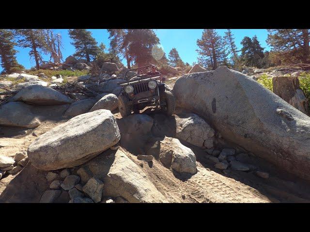 Vintage Flat Fender Jeeps on Dusy Ershim Trail 2024 - Part 2