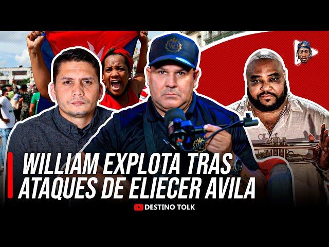 ELIECER ÁVILA tilda de COMUNISTA a WILLIAM JOYERIA por foto con ALEXANDER ABREU, ENTREVISTA