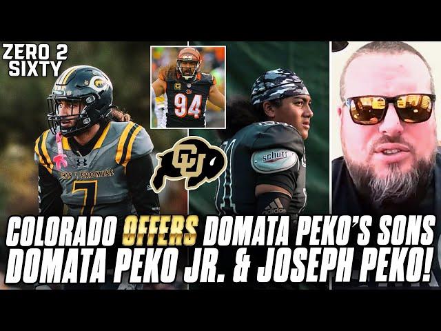 Colorado OFFERS Domata Peko's Sons Domata Peko Jr. & Joseph Peko!