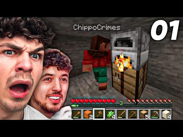 AB & Chip play MINECRAFT - NEW WORLD (#1)