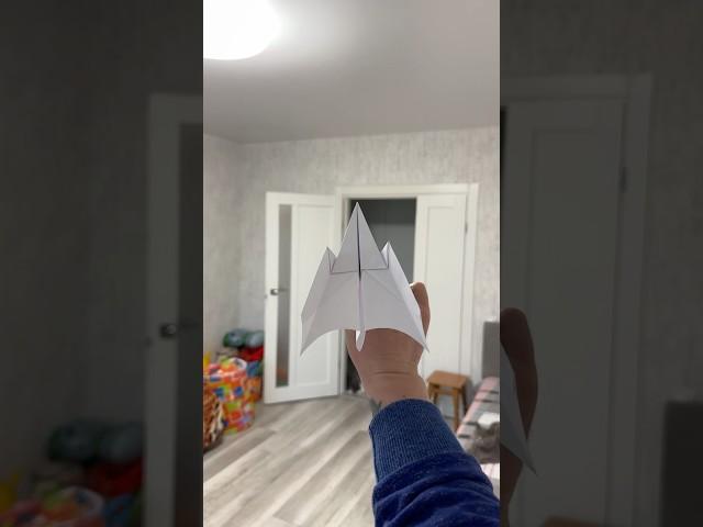 Built a 193ft Plane While Avoiding My Homework #origami #diy #airplane #papercrafts #shorts
