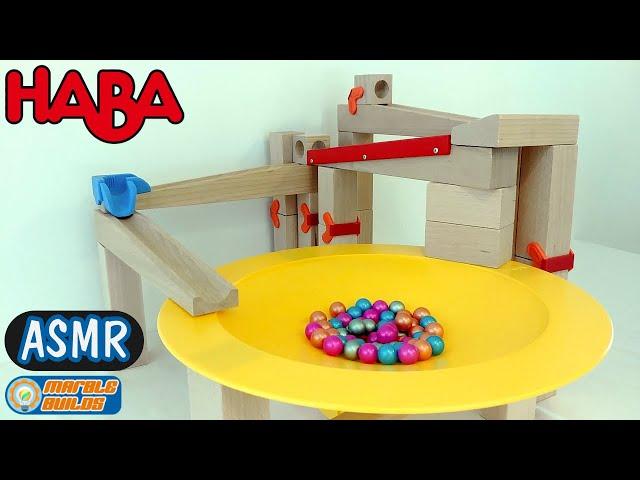 HABA ASMR BIG SPEED CIRCLE MARBLE RUN | UNBOXING and BUILD KUGELBAHN