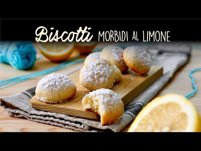 Soft lemon biscuits - Easy recipe by Buon'Idea