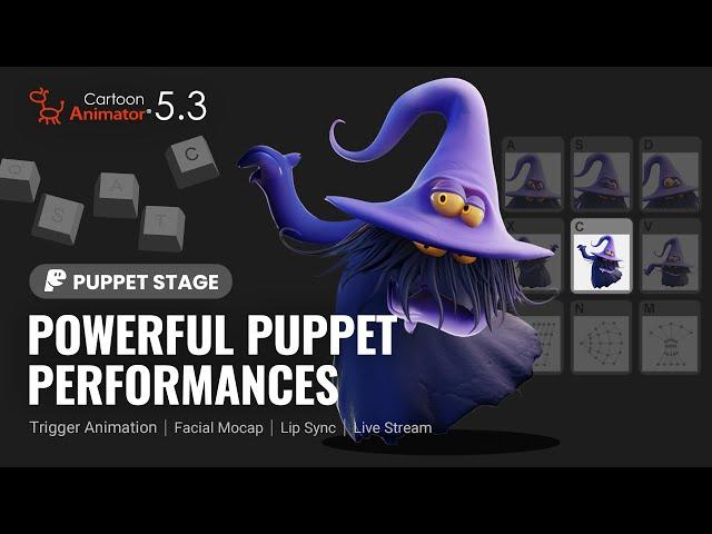 Cartoon Animator 5.3: Puppet Stage | Cinematic Camerawork