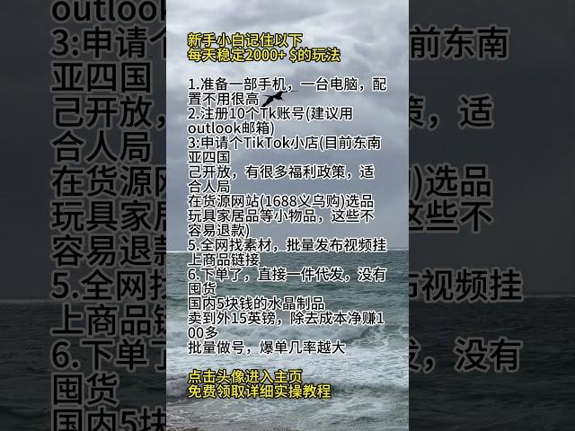 【副业推荐】亲测实战，利润大到吓人的小生意 ，其实富起来就是一两年~详细分享我的实操！建议收藏！#赚钱 #副业 #运营 #跨境电商 #商业思维 #自媒体 #tiktok赚钱 #创业