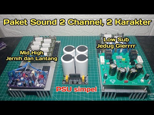 Paket Power 2 Karakter Suara Low Sub dan Mid High