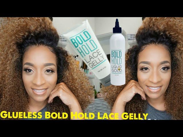 GLUELESS LACE APPLICATION USING BOLD HOLD PRODUCTS NO Alcohol, full lace