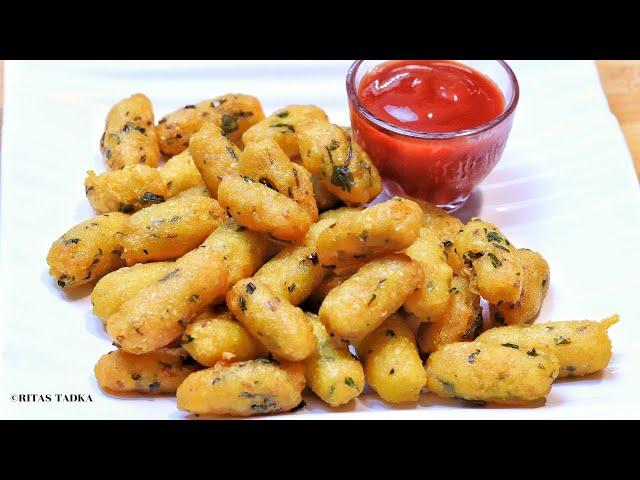 Crunchy Poha Fingers Recipe | Poha Starters Recipe | Crispy Snacks by Rita,s Tadka