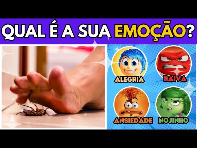 ESTÁ PREPARADO!? | Escolha uma Emoção em 50 Situações INUSITADAS | Quiz Tap #quiz #divertidamente2