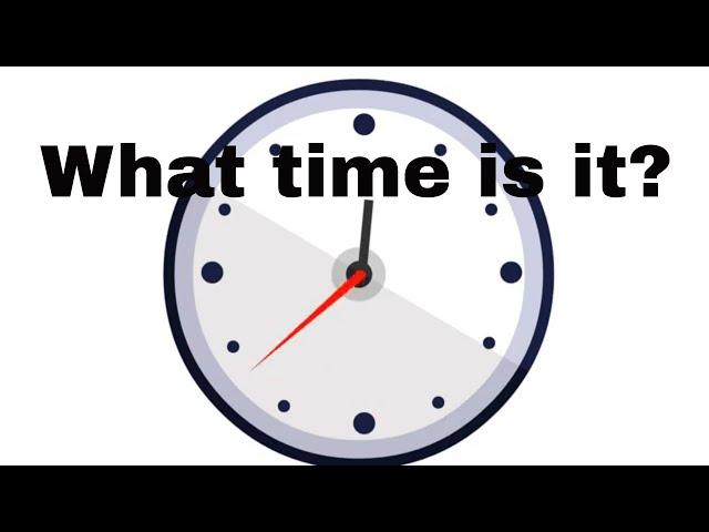 How to tell time-Learning the clock