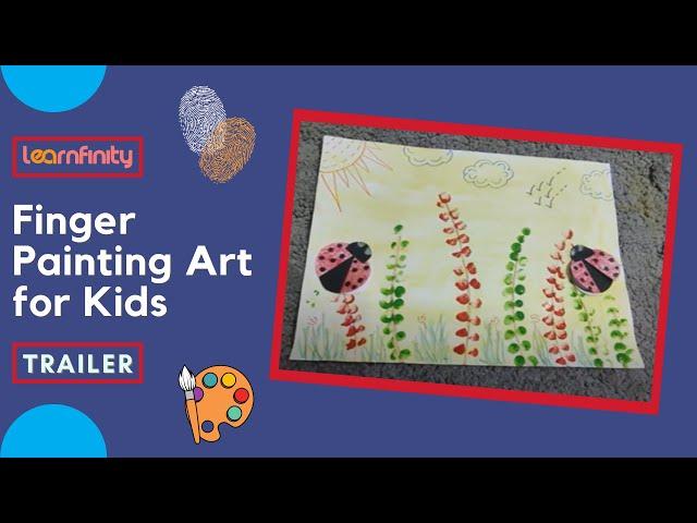 Learn to Paint With your Fingers | 10 Minute Craft | Fun Activity for Kids | Learnfinity | #shorts