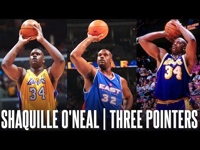 Shaquille O'Neal Three Pointer Compilation ᴴᴰ