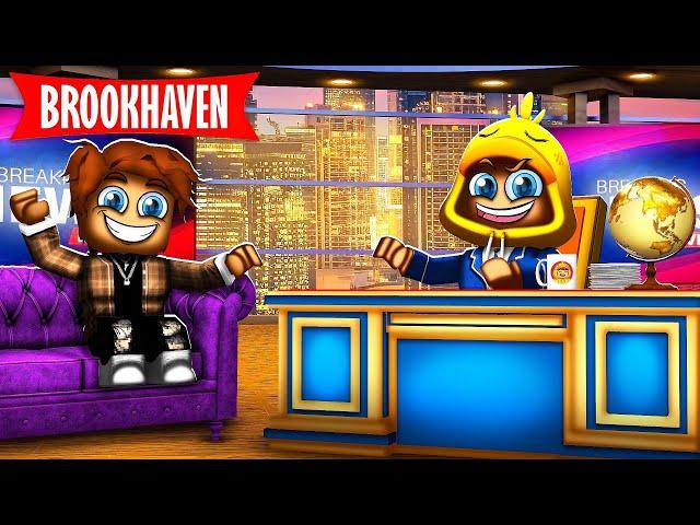 Ik Werk Bij Het NIEUWS In Brookhaven! (Roblox)