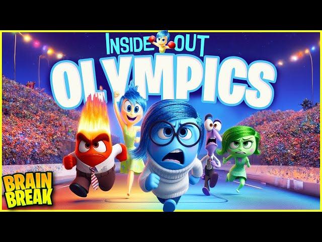  Inside Out Olympics  Brain Break for Kids  Just Dance  Danny GoNoodle  Inside Out 2