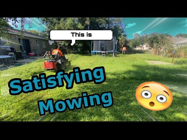 New Customer Satisfying Lawn Mowing