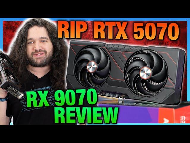 Incredibly Efficient: AMD RX 9070 GPU Review & Benchmarks vs. 9070 XT, RTX 5070