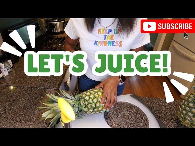 Pineapple And Apple Juicing - The Perfect Refreshing Combination!