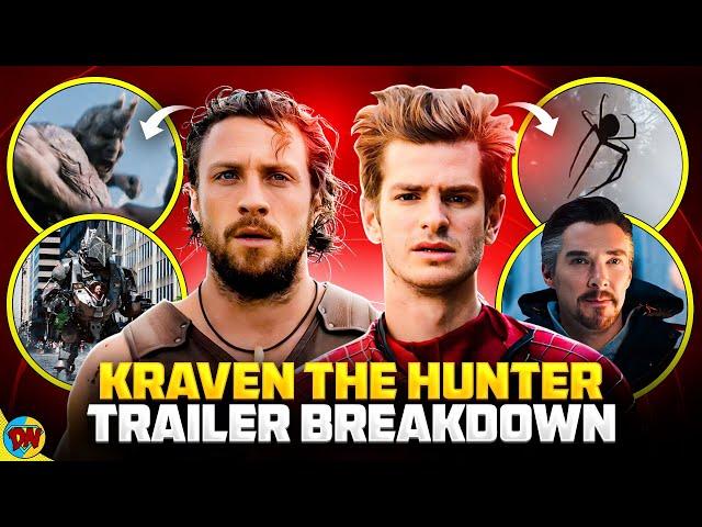 KRAVEN THE HUNTER New Trailer Breakdown | DesiNerd