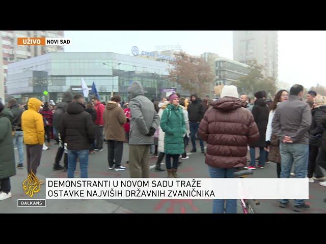 Protesti u Novom Sadu zbog tragedije na željezničkoj stanici