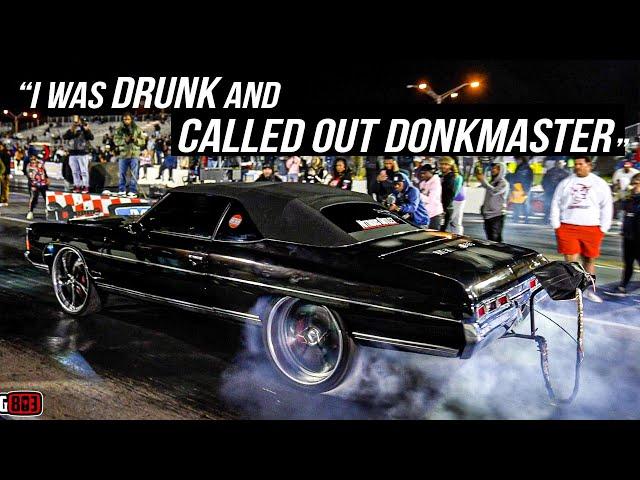 DONKMASTER Z06 DONK VS BLACK GORILLA BOX CHEVY - Memphis Donk Racing All Night!