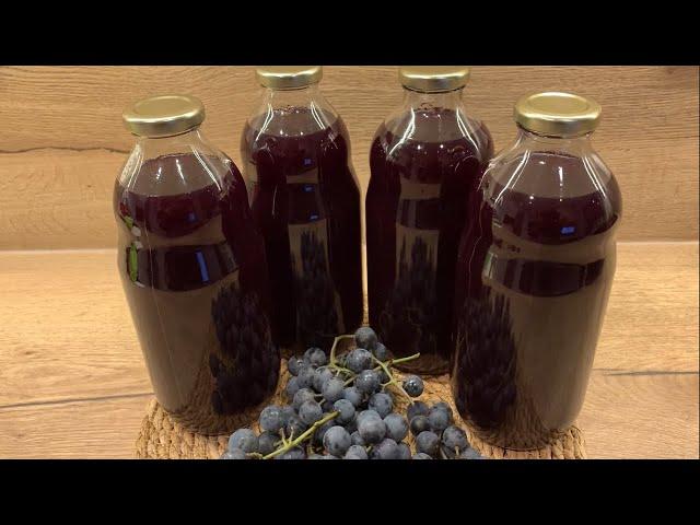 Kako pripremiti  domaći sok od grožđa, How to prepare homemade grape juice.