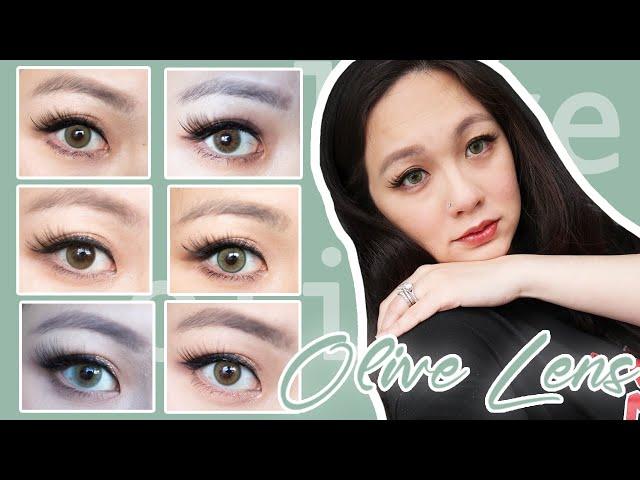 OLENS OLIVE LENS COLLECTION|COMPARISONS,CLOSE UP+REVIEW