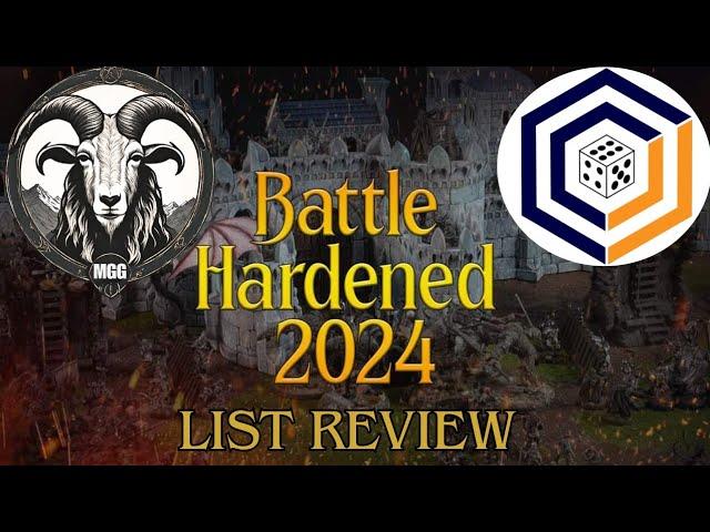 BATTLE HARDENED 2024: List Review | MIDDLE EARTH STRATEGY BATTLE GAME.