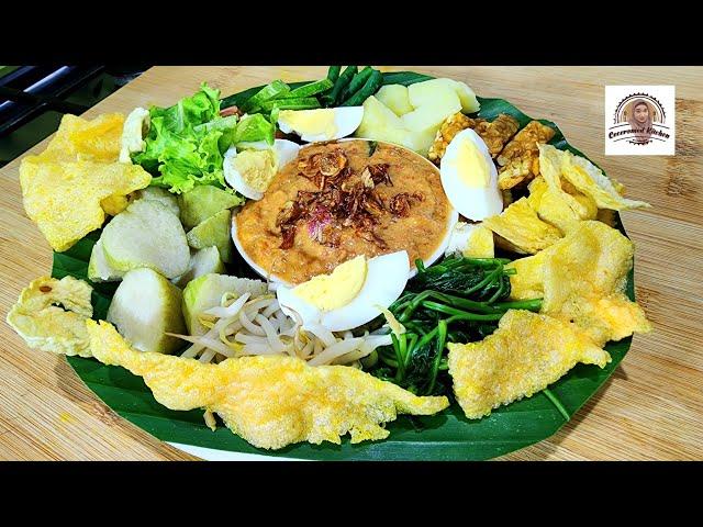 GADO-GADO KOMPLIT, RESEP GADO-GADO TERDEBEST.