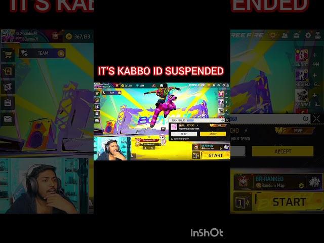 IT'S KABBO ID SUSPENDED #itzkabbo