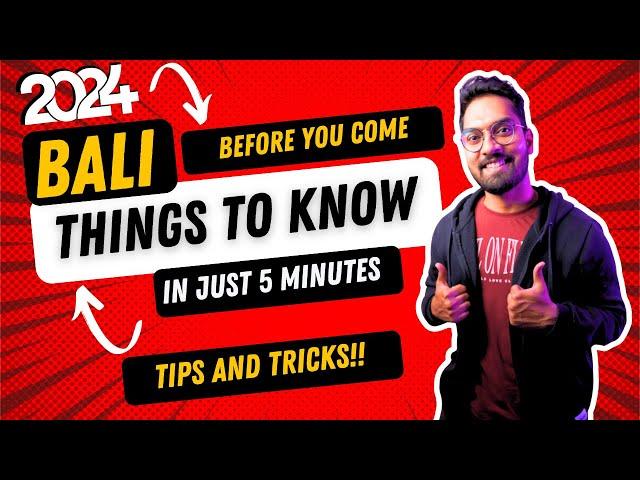 Things to know before going to BALI | What to know before you go | BALI TRAVEL GUIDE