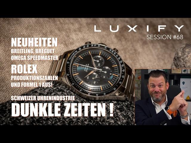 Rolex Produktionszahlen! Omega Speedmaster FOIS, Einbruch bei Luxusuhren, Breitling, Heuer, Breguet