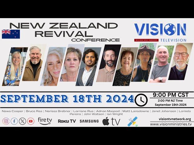 New Zealand Revival conference | Prophetic Word for New Zealand and Prophecy!