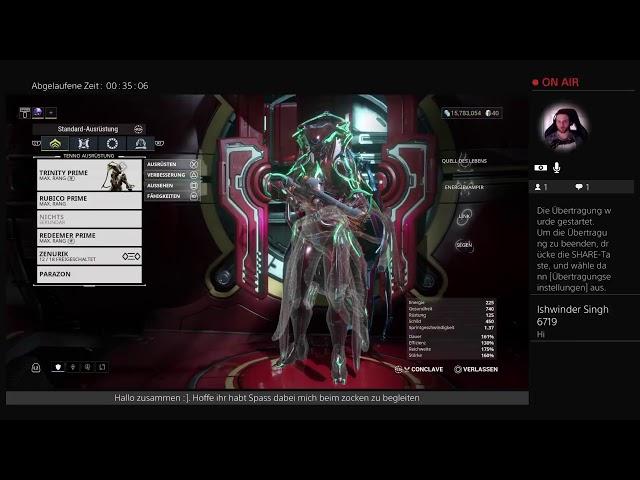 PS4-Live-Übertragung von MR-SkillzwithEye,Warframe [German],Tridolon Live