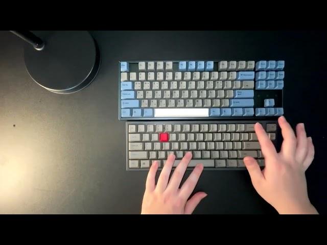 Topre vs TTC Silent Bluish White