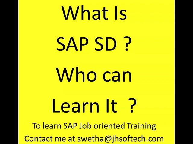 Mastering SAP SD: A Comprehensive Guide for Beginners! Who Can Benefit from Learning SAP SD?