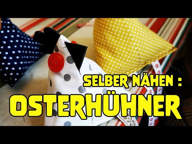 Osterhühner DIY selber nähen