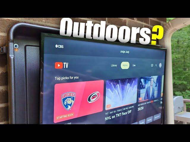 The Perfect Weatherproof Outdoor TV Enclosure! (Storm Shell)