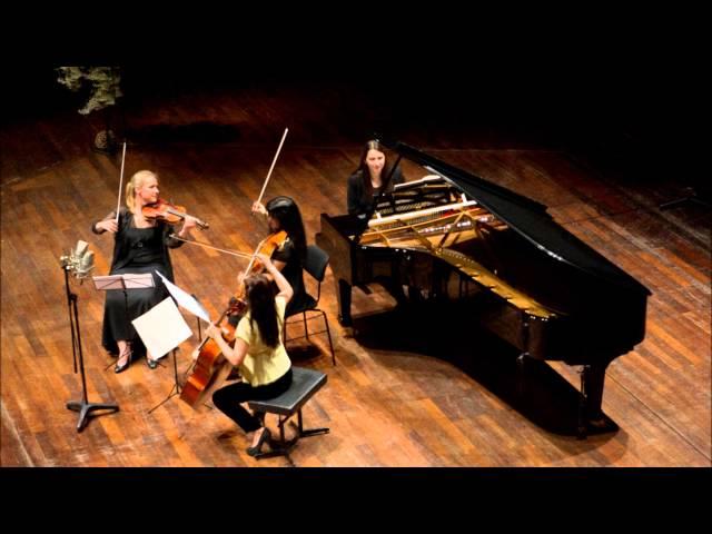 Beethoven Piano Quartet C maj WoO 36/3 Lucia Hall, Cristina Marton, Lyda Chen, Jing Zhao 1st mov.