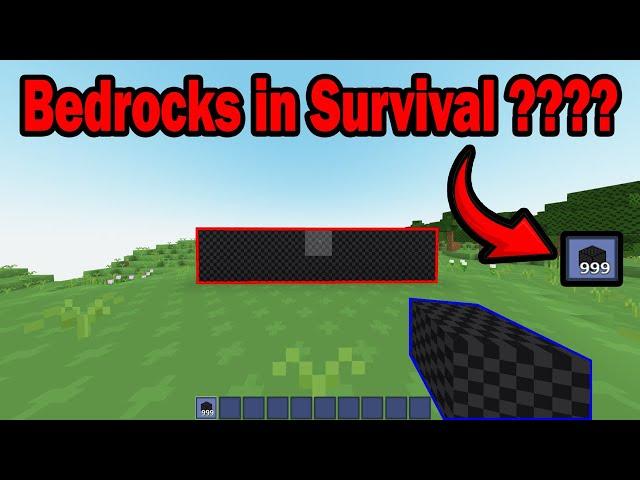 BEDROCKS IN SURVIVAL LOBY ??? || Bloxd.io